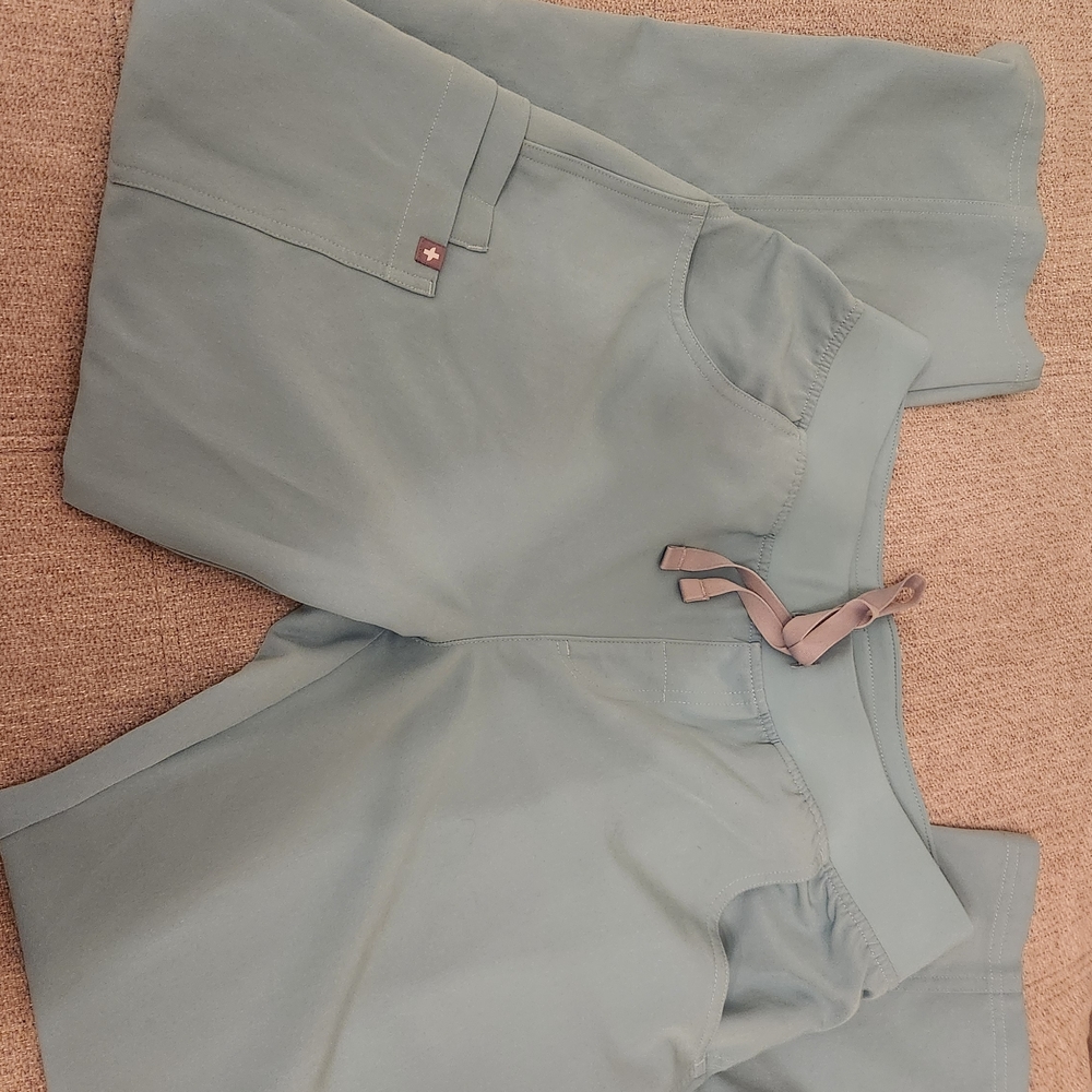 Stylish Blue Scrub Pants